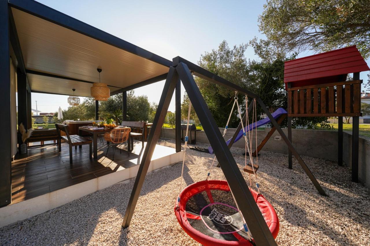 Villa Suncica With Heated Pool, Jacuzzi And Bikes Near Zadar Sukošan Buitenkant foto